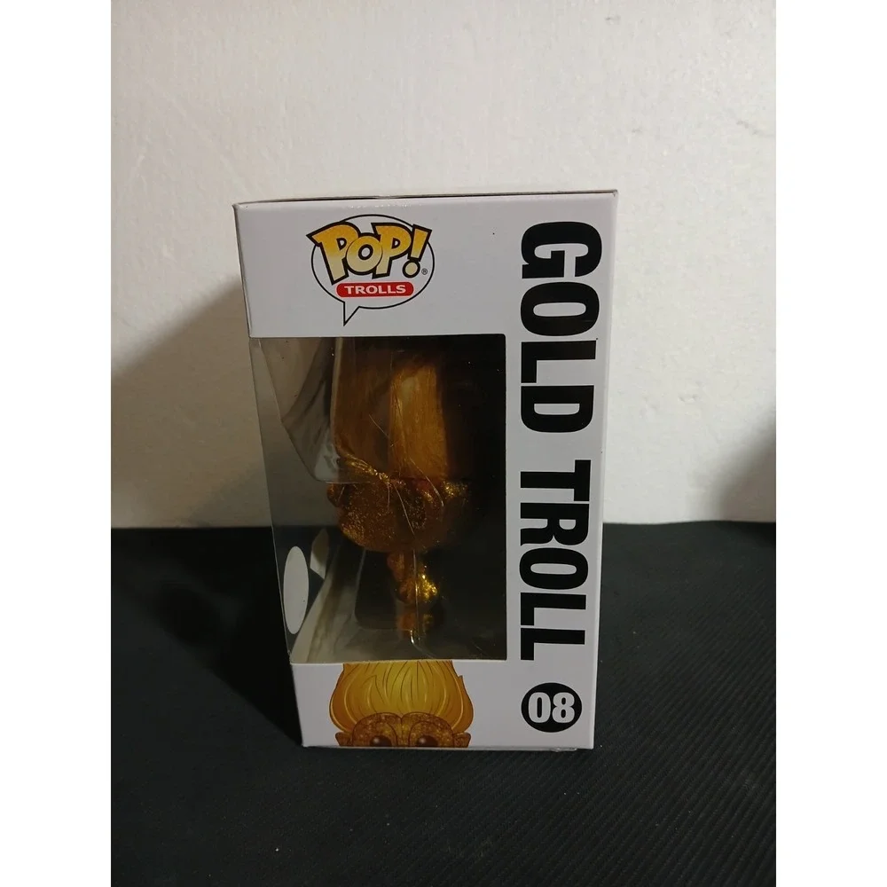Funko Pop! Trolls Good Luck Trolls Gold Troll #08 Diamond Funko Shop LE